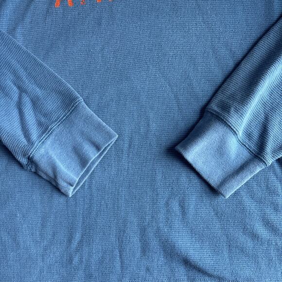 Old Navy Men’s Plus Size 3XL Navy Blue Org Long Sleeve Waffle Knit Pullover Soft - Picture 4 of 5